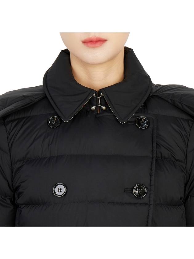 Detachable Hoodie Puffer Coat Padded Black - BURBERRY - BALAAN 11