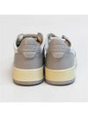 Men's Medalist Low Leather Sneakers Grey White - AUTRY - BALAAN 5