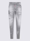 Detail Patchwork Cool Guy Jeans Grey - DSQUARED2 - BALAAN 3