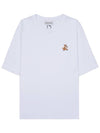 Speedy Fox Patch Comfort Short Sleeve T-Shirt White - MAISON KITSUNE - BALAAN 11