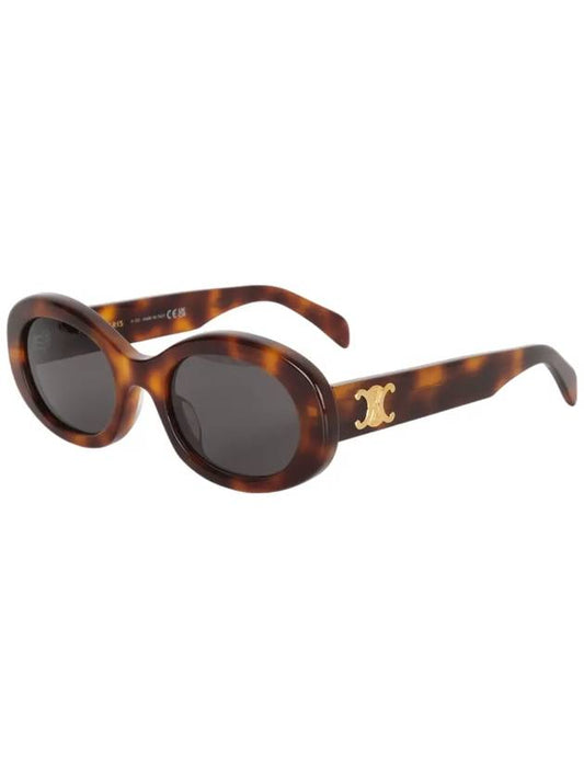 Eyewear Triomphe Acetate Sunglasses Blonde Havana - CELINE - BALAAN.