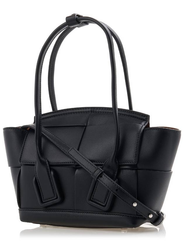 Mini Arco Shoulder Bag Black - BOTTEGA VENETA - BALAAN 3