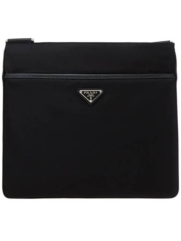 Pocono Saffiano Messenger Bag Black - PRADA - BALAAN 2