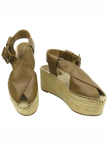 Smith Market Camel Color Sandals Women s Shoes - CELINE - BALAAN 1