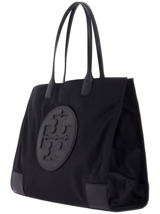 Ella Large Nylon Tote Bag Black - TORY BURCH - BALAAN 4