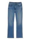 Women's Vivienne Washed Crop Jeans Vintage Blue - KHAITE - BALAAN 11