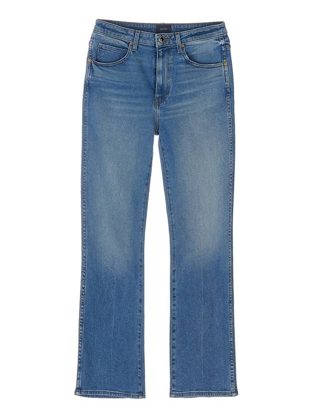 Women's Vivienne Washed Crop Jeans Vintage Blue - KHAITE - BALAAN 8