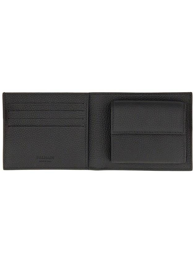 LEATHER WALLET - BALMAIN - BALAAN 3