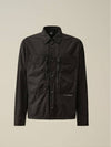 Cotton Popeline Over Long Sleeve Shirt Black - CP COMPANY - BALAAN 2