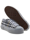 Vintage Check Cotton Low Top Sneakers Grey - BURBERRY - BALAAN 6