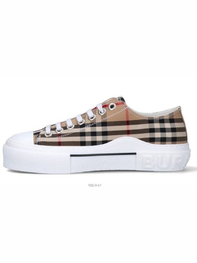 Vintage Check Cotton Sneakers Archive Beige - BURBERRY - BALAAN 5