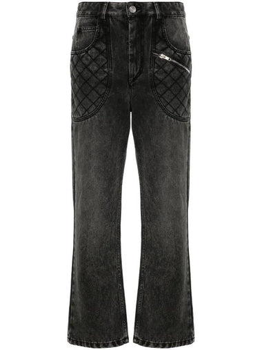 Isabel Marant Cassandre High-Rise Wide-Leg Jeans - ISABEL MARANT - BALAAN 1