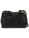 Intrecciato Concert Pouch Bag Black - BOTTEGA VENETA - BALAAN 4