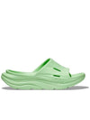 Ora Recovery Slide 3 Slippers Green - HOKA ONE ONE - BALAAN 2