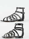 studded multistrap sandals 375354 CYU00 1000 - SAINT LAURENT - BALAAN 9