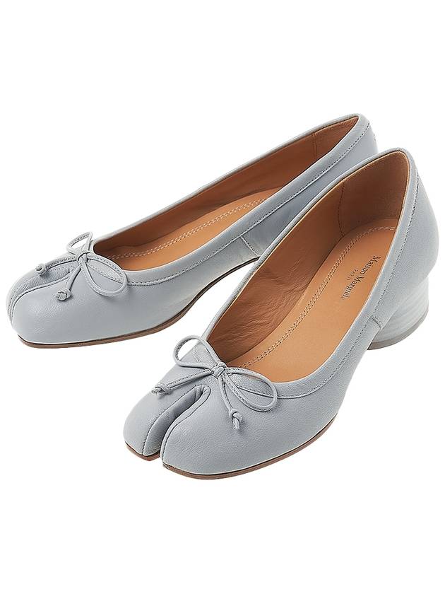 Tabi Ballerina Pumps Heel Light Blue - MAISON MARGIELA - BALAAN.