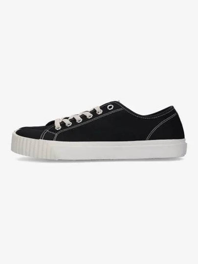 Tabi Cotton Low Top Sneakers Black - MAISON MARGIELA - BALAAN 2