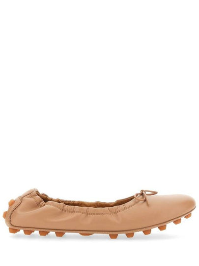 Leather Bubble Ballerina Pink - TOD'S - BALAAN 2