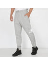 Essentials Tapered Cuff Big Logo Fleece Track Pants Grey - ADIDAS - BALAAN 2