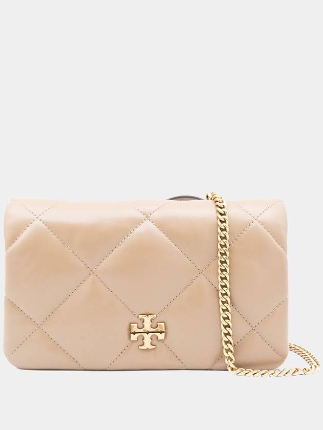 Tory Burch Beige Leather Crossbody Bag - TORY BURCH - BALAAN 1