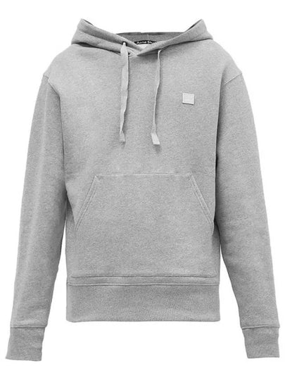 Ferris Face Patch Hoodie Light Grey - ACNE STUDIOS - BALAAN 2