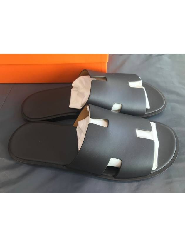 Izmir Leather Slippers Mocha - HERMES - BALAAN 5