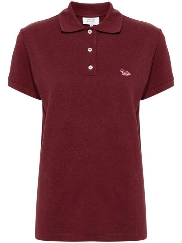 Baby Fox Patch Regular Polo Shirt Redstar - MAISON KITSUNE - BALAAN 1