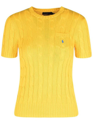 Polo Ralph Lauren Yellow Cotton Sweater - POLO RALPH LAUREN - BALAAN 1