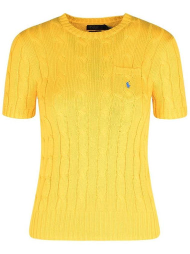 Polo Ralph Lauren Yellow Cotton Sweater - POLO RALPH LAUREN - BALAAN 1