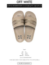 industrial belted slippers taupe - OFF WHITE - BALAAN.