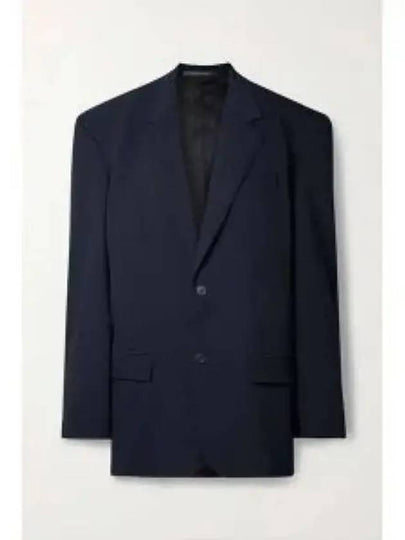 Pinstripe Wool Blazer Jacket Black - BALENCIAGA - BALAAN 2