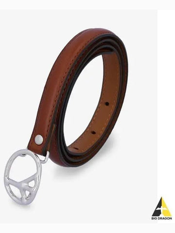 Piece buckle narrow belt brown OT030BROWN - NEEDLES - BALAAN 1