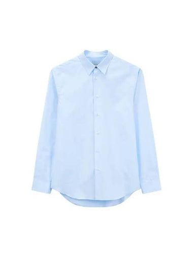 Flower Button Regular Shirt Light Blue - PAUL SMITH - BALAAN 1