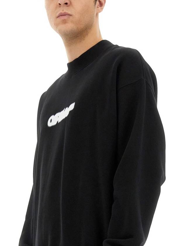 Off-White Sweatshirt With Logo - OFF WHITE - BALAAN 4