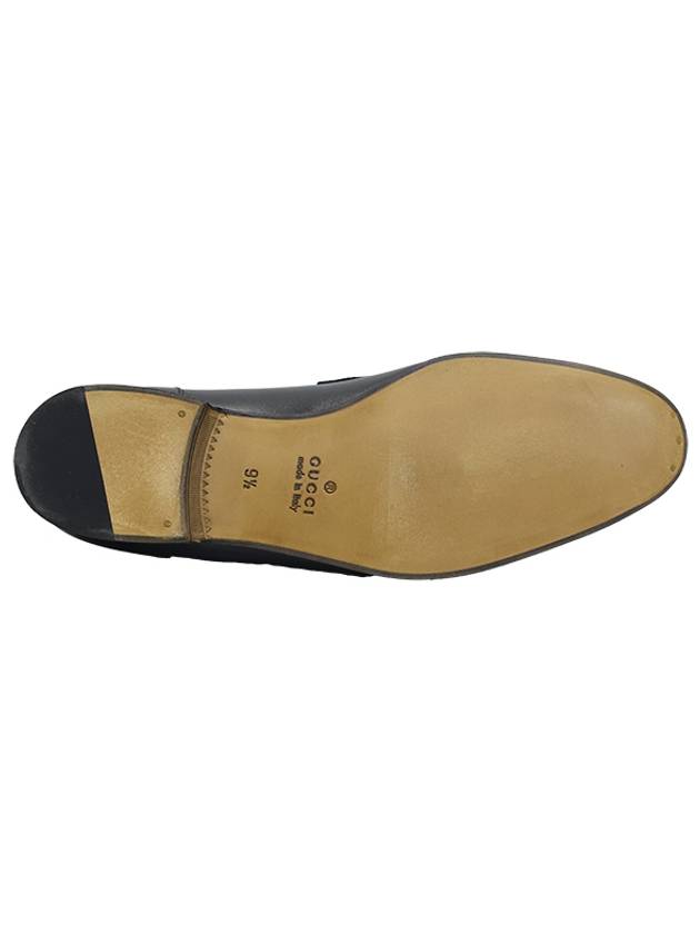 Jordan Horsebit Loafers Black 406994 BLM00 1000 - GUCCI - BALAAN 4