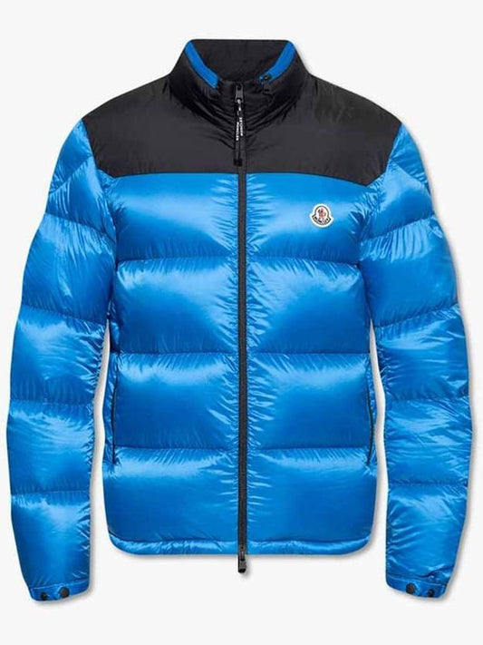 Moncler 1A00147 5967G 725 PEUPLIER Blue Black Men s Padding - MONCLER - BALAAN 2