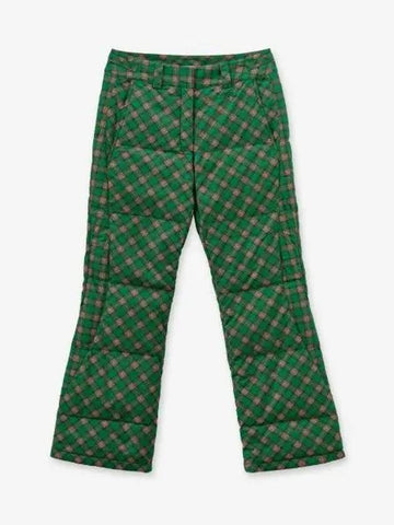 Check pattern casual pants green 06P015GREPLA - ERL - BALAAN 1