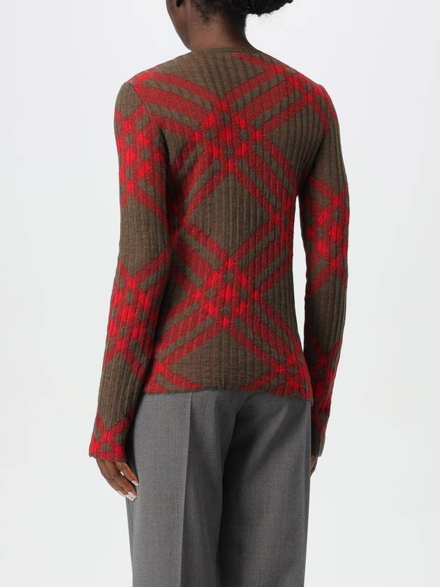 Cardigan check Burberry in misto lana - BURBERRY - BALAAN 3