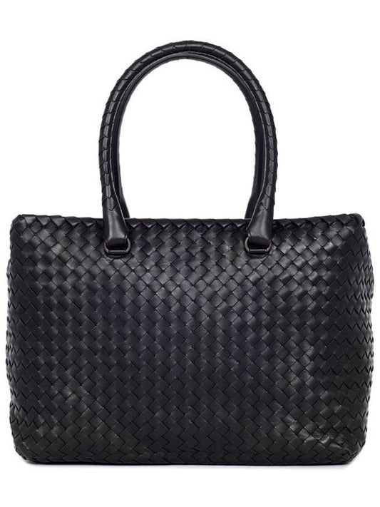 Nappa Brick Shoulder Bag Black - BOTTEGA VENETA - BALAAN.