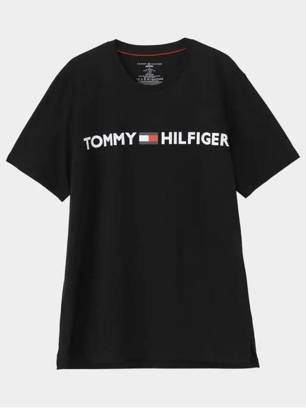 Modern logo crew neck short sleeve t shirt black 09T3928 001 - TOMMY HILFIGER - BALAAN 7