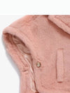 Women's Cambusa 1 Alpaca Wool Crop Teddy Fur Jacket Pink - MAX MARA - BALAAN 4