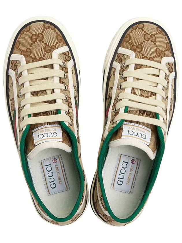 GG Tennis 1977 Low Top Sneakers Beige - GUCCI - BALAAN 3