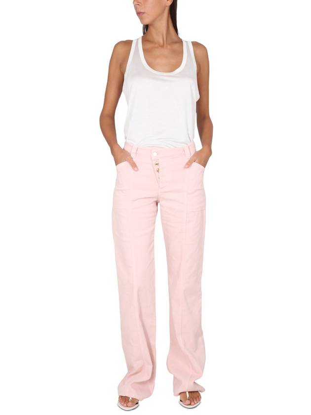 Denim Straight Pants PAD104 DEX160DP222 PINK - TOM FORD - BALAAN 3