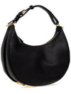 Fendigraphy Small Hobo Shoulder Bag Black - FENDI - BALAAN 4