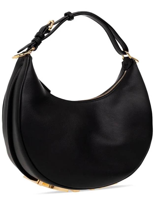 Fendigraphy Small Hobo Shoulder Bag Black - FENDI - BALAAN 4