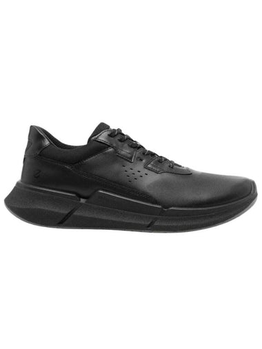 Biom 2.2 Leather Low Top Sneakers Black - ECCO - BALAAN 1