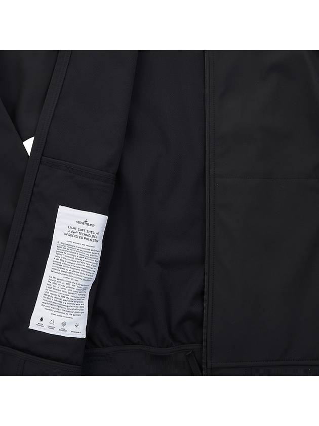 Soft Shell R Technology Nylon Hood Jacket Black - STONE ISLAND - BALAAN 10