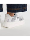 Dior Star Platform SneakersSilver Tone Crinkle Effect Lambskin White Calfskin KCK426SLM S46K - DIOR - BALAAN 6