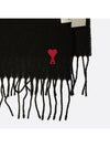 Muffler Scarf BFUSF405 334 001 BLACK - AMI - BALAAN 3