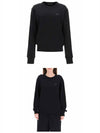 Face Patch Sweatshirt Black - ACNE STUDIOS - BALAAN 5